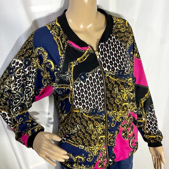 Vintage 80s Jacket Cocomo Sz Med - Picture 1 of 8